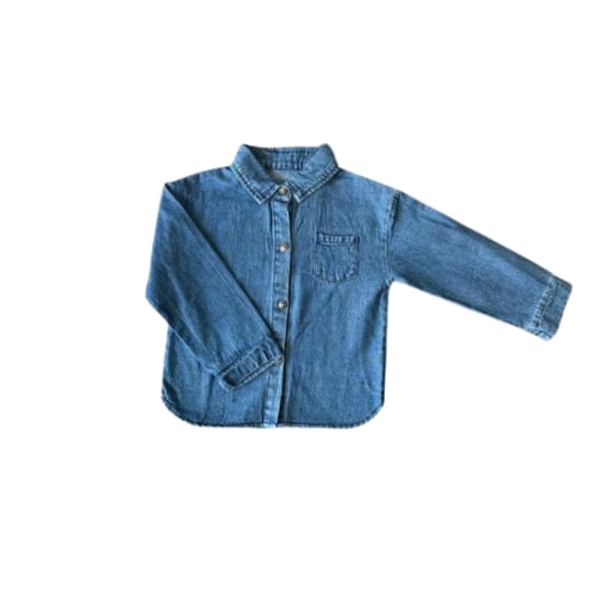 Blue denim shirt